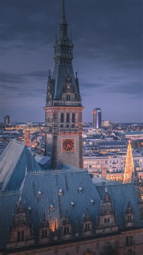 Christmas Magic in Hamburg at Its Most Beautiful 🎄✨ #christmas #germany #hamburg #cityscape | Day&Night PhotoGraphy