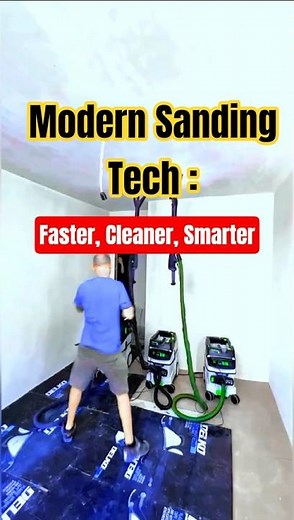Innovative Drywall Sander for Ceiling and Wall Finishing - Tools and machine project