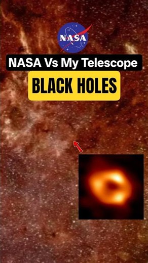 NASA Vs My Telescope 🔭 Black Holes | Sag A Star Cygnus X1 Black Hole Celestron Astromaster Telescope