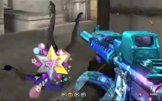 各种看不懂的三连杀，活动新枪M4CQBR-AP-孔明 CF