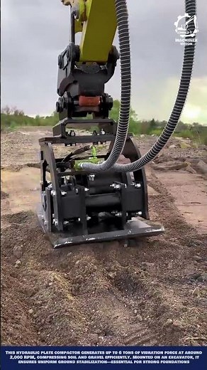Powerful & Precise Hydraulic Plate Compactor for Soil and Gravel