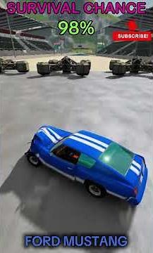 Jump & break test Part 192 #beamngdrive #crashtest #gaming