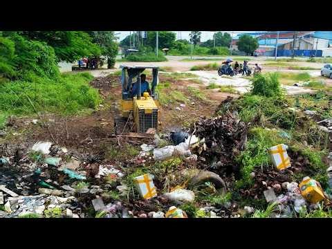 Fantastic Update Working!! Delete Garbage Dump By Skills Dozer Clear Grass, Tree and Pushing Garbage