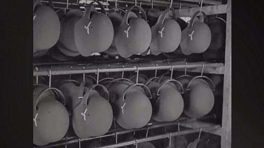 二战时期德国M35钢盔制作流程