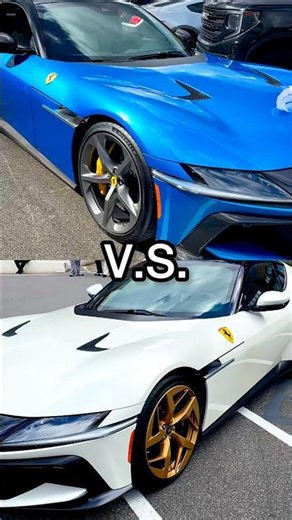 Ferrari 12Cilindri: Bianco (White) VS Blu (Blue)! Which One Wins? 🤍🏆💙