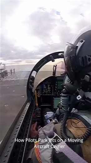 How Pilots Park Jets on a Moving Aircraft Carrier