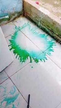 Satisfying Colored Water Floor Cleaning ASMR #asmr #cleaning #satisfying