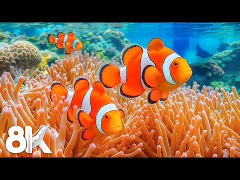 Aqua Harmony 8K ULTRA HD – Relaxing Sea Life with Calm Waves & Soothing Ocean Sounds