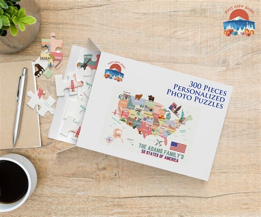 Personalized Map Puzzle, Custom Jigsaw With Your Home Location, Customizable Map for New Homes - Etsy