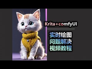Krita+comfyUI 实时绘图 问题解决 视频教程