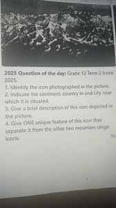2025 Question of the day: Grade 12 Term 2 Icons 2025.Identity ... | Filo