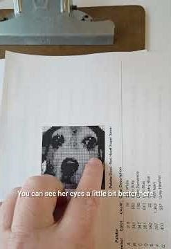 Another Crochet Portrait Done