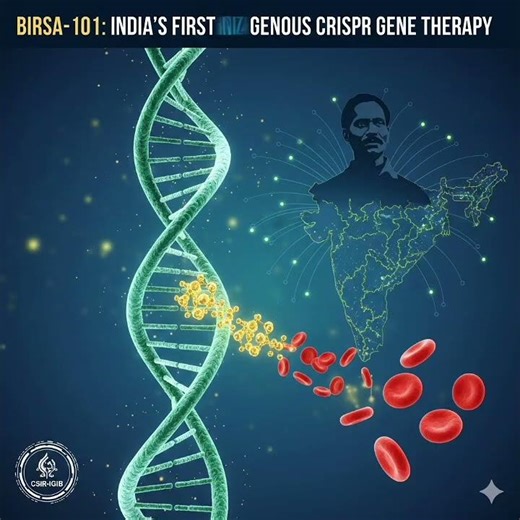 “Birsa-101 Kya Hai? India Ki 1st Gene Therapy!” #science #upsc #shorts