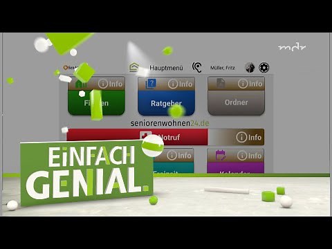 Tablet für Senioren: Vereinfachte Bedienung durch optimierte Nutzeroberfläche | Einfach genial | MDR