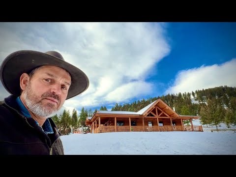 Montana Log Home Tour Inside And Out, Meadowlark’s Beautiful Rancher
