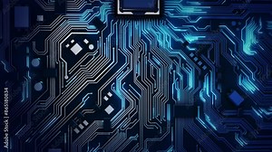 Digital Technology background. Computer Processors CPU . Motherboard digital chip. Circuit board background. microchip, conductor circuit Computer. Processor chip, tech environment, blockchain concept