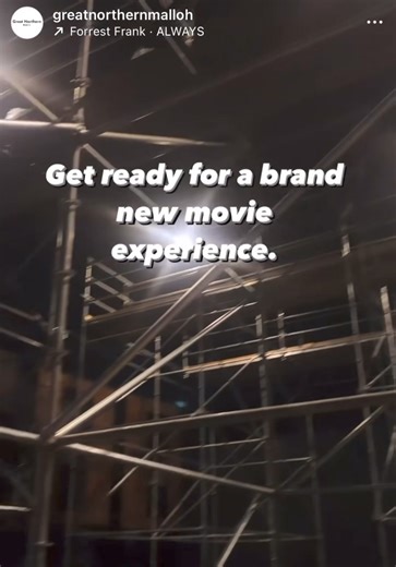 7.1K views · 50 reactions | Take a look at some of the behind-the-scenes work Phoenix Theatres Great Northern Mall is putting in to your brand new movie experience coming this summer.  Luxury seating, revolutionary sound, and immersive views will be here before we know it.  Follow along with the process by visiting phoenixmovies.net. Don’t forget to enter to win a year’s supply of free movie tickets! ️ | Great Northern Mall | Facebook