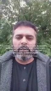 33K views · 413 reactions | Terrorist attack on a young Shia male outside Imambargah in Birmingham UK. | Shia TV Online | Facebook