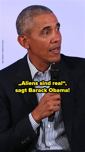 ALIENS SIND REAL! Das sagt zumindest Barack Obama. Diesen Satz hat der Ex-Präsident im Podcast