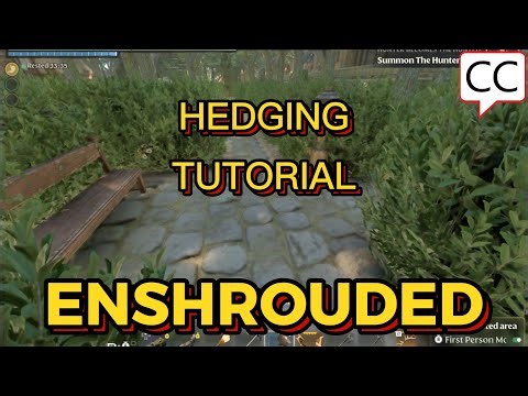 Enshrouded - Hedging Tutorial - How to make perfect hedge