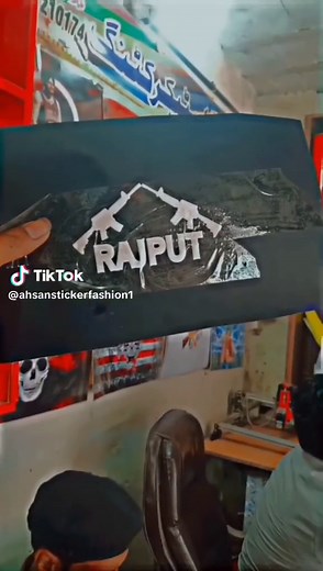 Custom CD 70 Rajput Bike Design with Gun Backlight