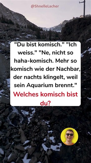 Komisch Definition 🤪