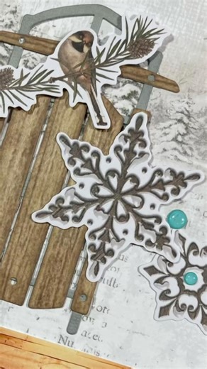 🩵Snow in Love | Winter Scrapbook Layout #shorts #youtubeshorts #scrapbooking