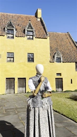 Outlander fans will love our new arrival at Royal Burgh of Culross NTS! Geillis Duncan's dress from season one will be on display at the palace from this month – perfect timing with the show's prequel, #BloodOfMyBlood, arriving in August. The Royal Burgh of Culross, along with many other places in our care across the country, have been used as filming locations for the hit time-travelling historical romance starring Sam Heughan and Caitriona Balfe. #Outlander enters its eighth and final season l