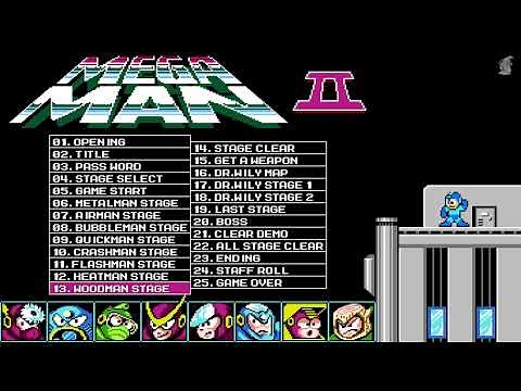 Mega Man 2 Soundtrack (NES OST, 25 Tracks) Megaman II