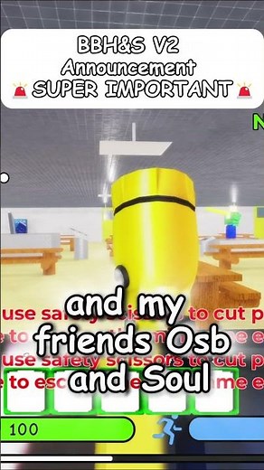 Roblox Baldi's Basics hide and seek V2 Announcement #roblox #baldibasics #devlog #robloxdevlog #dev