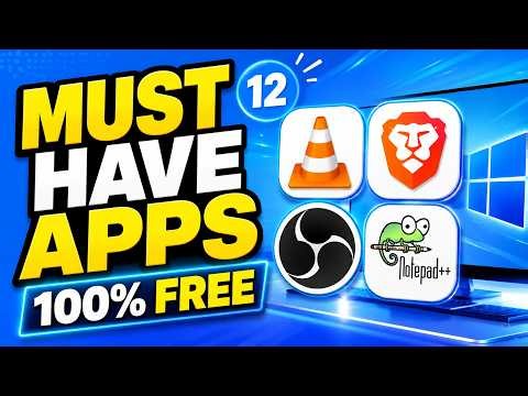 12 Free Apps Every Windows PC Should Have