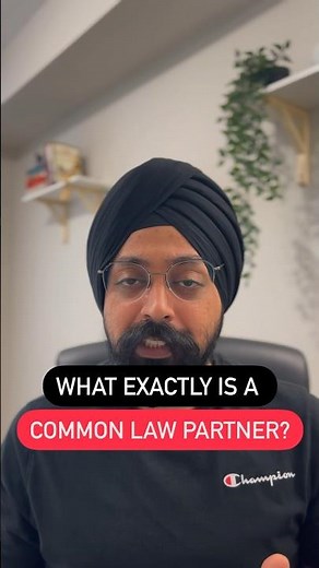 What exactly is a common law partner? It's simply your live-in partner #canada #immigration