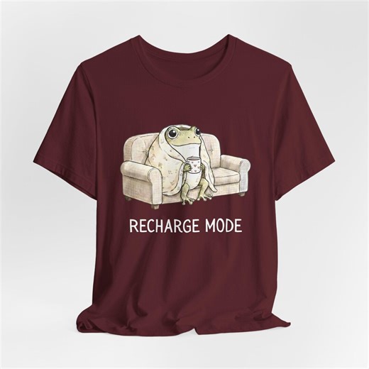Cute Frog T Shirt Recharge Mode Shirt Funny Frog Shirt Introvert Gift Cosy Frog Shirt for Him Homebody Shirt Low Energy Unisex Tee for Her - Etsy
