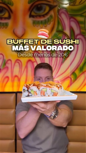 🌟THE HIGHEST-RATED SUSHI BUFFET IN MADRID? WITH 120+ DISHES 🍣 #madrid #food #sushi