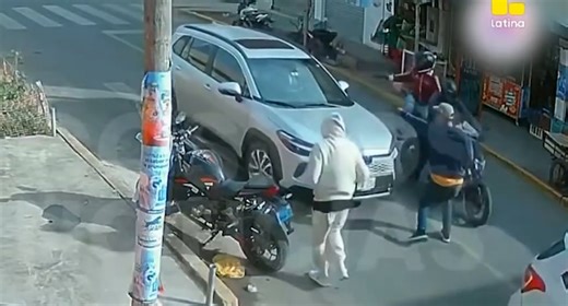 Trujillo: el momento en que delincuentes encañonan a empresario y le roban 80 mil dólares