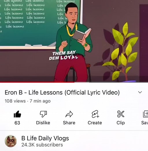 NEW RELEASE OUT NOW‼️ Eron B - Life Lessons 🔥 Click the link in bio💯 #fyp #explore #jamaica #trinidad #music #trending #viral #bsquad