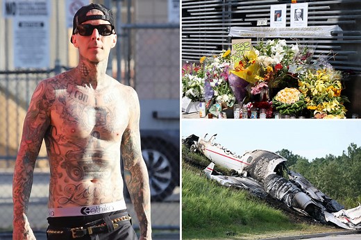 Inside Travis Barker's horror plane crash that nearly killed him