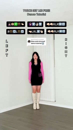 TWICE SET ME FREE Slow & Mirrored Dance Tutorial