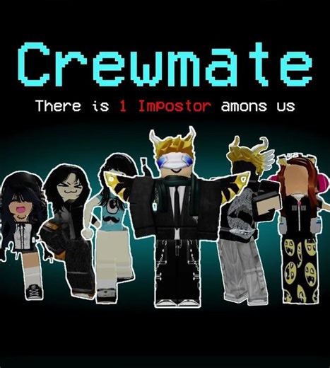 AMONG US ROBLOX 😨 : Background by ‪@Quualified‬