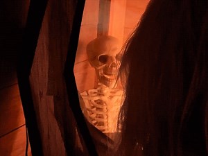 Halloween Skeleton Transformation Illusion Prop