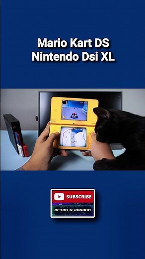 Mario Kart DS Nintendo DSI XL gameplay