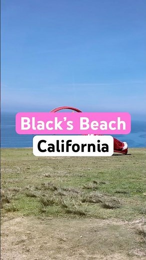 Paragliding at Blacks Beach 😱 Would you dare?