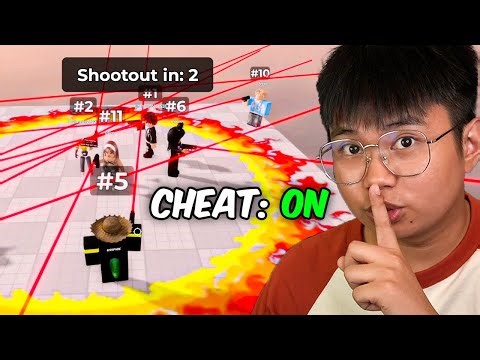 CHEATING in Roblox Blind Shot