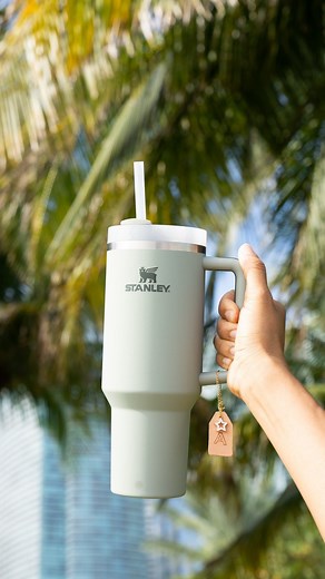 Stanley 1913 on Instagram: "Calling all crafters! This upcycled and stylish DIY from @damasklove works as a gift tag and doubles as a charm to personalize a 40 oz or 30 oz Quencher H2.0. #HolidayDIY #StanleyQuencher #StanleyTumbler #StanleyBrand"