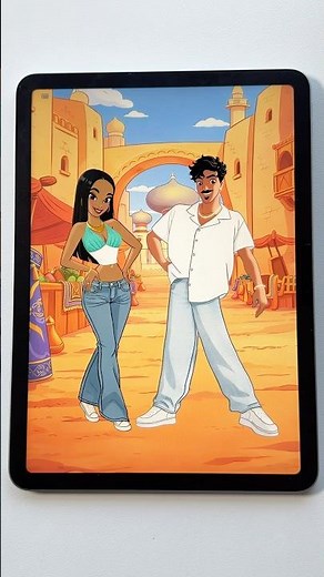 Alddin glow up transformation #aladdin #digitalart #glowup #disneycharacter #aladdinandjasmine