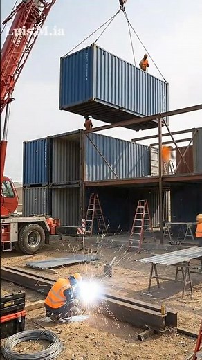 Construyen una Casa de Lujo con Contenedores Marítimos | Transformación Increíble Paso a Paso