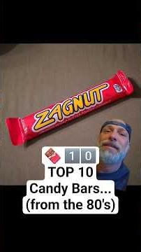 🍫 1️⃣0️⃣ TOP 10 Candy Bars... (from the 80's) #top10 #80s
