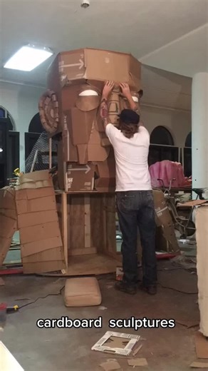 Creative Cardboard Sculpture Ideas for TV Shows