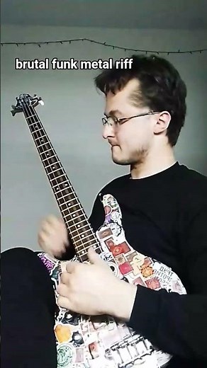 brutal funk metal riff #1 #deathmetal #funk #metal #shorts #riff