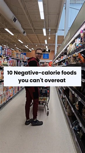 10 negative-calorie foods you can’t overeat 👇 Most people think the only way to lose fat is by eating less and feeling hungry all the time. Some foods take more energy to digest than they actually give you. That means you can eat them in BIG portions, feel full, and still drop fat. 🗣 Comment "CLASS" and I’ll send you the replay of our 10-in-20 Method Masterclass: how to lose 10 lbs in 20 days without starting over on Monday. (the same system our clients use to lose 25-100 lbs) Here are 10 nega